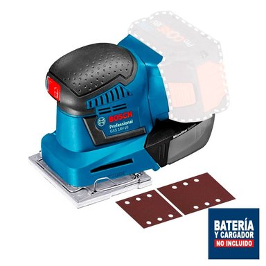 LIJADORA PALMA INALÁMBRICA BOSCH GSS 18V-10 SIN BATERÍA