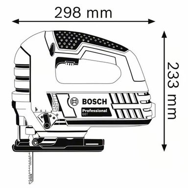 SIERRA CALADORA BOSCH GST 75 E 710W 75 MM - 2