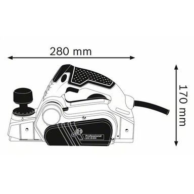 CEPILLO BOSCH GHO 26-82 D 710 WATTS ELECTRICO MM WOOD RAZOR - 3