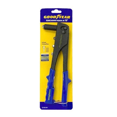 REMACHADORA MANUAL GOODYEAR GY-HR-5001 ALUMINIO 10' 4 BOQUILLAS