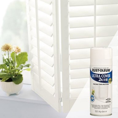 AEROSOL MULTIUSOS RUST OLEUM ULTRA COVER 2X BLANCO BRILLANTE 340G - 2