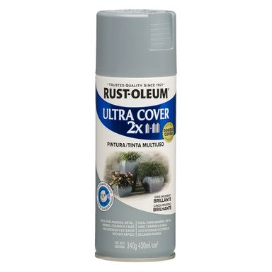 AEROSOL MULTIUSOS ULTRA COVER 2X GRIS INVIERNO BRILL. 340G