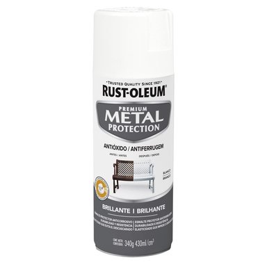 AEROSOL ANTICORROSIVO RUST OLEUM METAL PROTECTION BRILLANTE BLANCO 340 GR