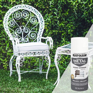 AEROSOL ANTICORROSIVO RUST OLEUM METAL PROTECTION BRILLANTE BLANCO 340 GR - 2