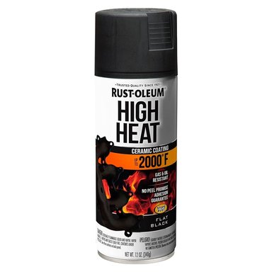 AEROSOL SPRAY RUST OLEUM AUTOMOTIVE ALTA TEMPERATURA NEGRO MATE 340 GR - 1