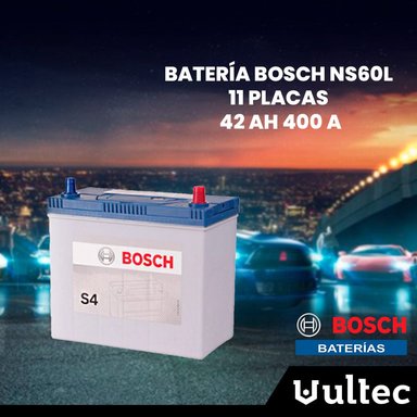 BATERÍA BOSCH 11 PLACAS 46B24L (NS60L) 42 AH 400 A - 2