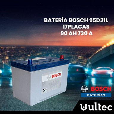 BATERÍA BOSCH 17 PLACAS 95D31L (NX120-7L) 90 AH 730 A - 2