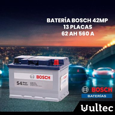 BATERÍA BOSCH 13 PLACAS 42MP (S4 60D) 62 AH 560 A - 2