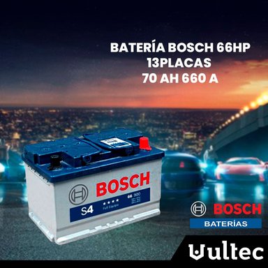 BATERÍA BOSCH 13 PLACAS 66 HP (S4 70D) 70 AH 660 A - 2
