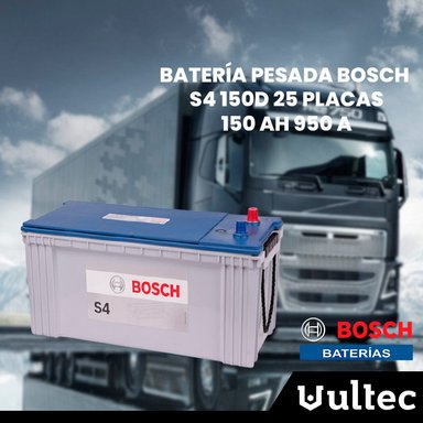BATERÍA BOSCH N150 150AH 950CCA 25 PLACAS CAMIÓN BUSES - 2