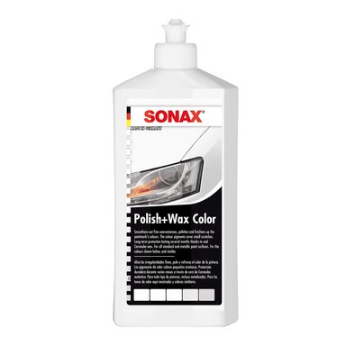 CERA SONAX POLISH + WAX COLOR BLANCO 500ML