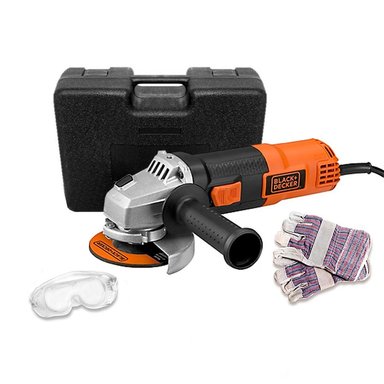 ESMERIL BLACK Y DECKER G720K 4 1/2' 820W + MALETA + GUANTE