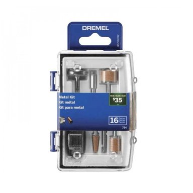 KIT 16 ACCESORIOS METAL DREMEL 734