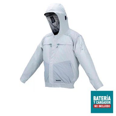 CASACA MAKITA DFJ407Z3X VENTILADOR 12V-18V REFLECTANTE 3XL SIN BATERÍA