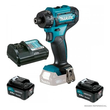 TALADRO MAKITA ATORNILLADOR DF033DSMJ 1/4' 12V 30 NM 2 X 4.0 AH