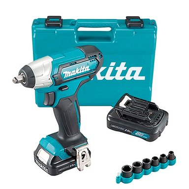 LLAVE IMPACTO MAKITA TW140DSAEX 12 V 3/8' 140NM 2X2.0 AH+A