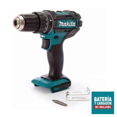 TALADRO MAKITA PERCUTOR DHP482Z 1/2' 18V 62 NM LXT SIN BATERÍA - 1