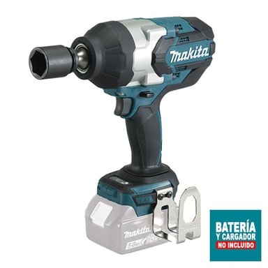 LLAVE IMPACTO MAKITA DTW1001Z 18 V 3/4' 1050 NM BL LXT SIN BATERÍA