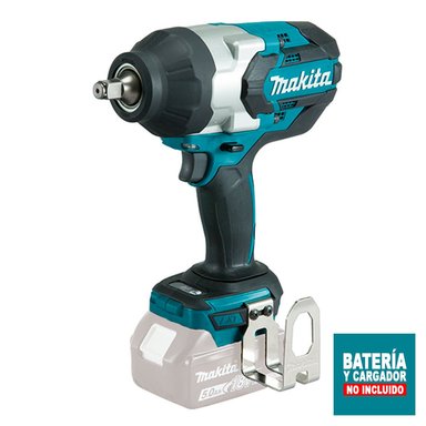 LLAVE IMPACTO MAKITA DTW1002Z 18 V 1/2' 1000 NM BL LXT SIN BATERÍA