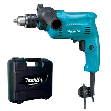 SET DE HERRAMIENTAS MAKITA TALADRO PERCUTOR M0801KB MT 1/2 VVR 500 WATTS + MALETÍN
