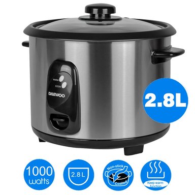 OLLA ARROCERA DAEWOO DI-9536 2.8L INOXIDABLE ANTIADHERENTE