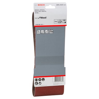 LIJA DE BANDA BOSCH 4'X24' GR 60 X3U BEST FOR WOOD - 1