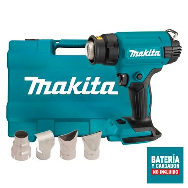 PISTOLA DE CALOR MAKITA DHG181ZK LXT 18V 550°C 2 VEL SIN BAT