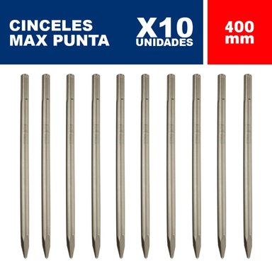 CINCELES DE PUNTA BOSCH MAX PUNTA MAX 400 MM CAJA POR 10 ECO