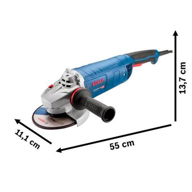 ESMERIL AMOLADORA BOSCH 0601.8F5.1E0-000 7' 2800W GWS 28-180 HOMBRE MUERTO - 5