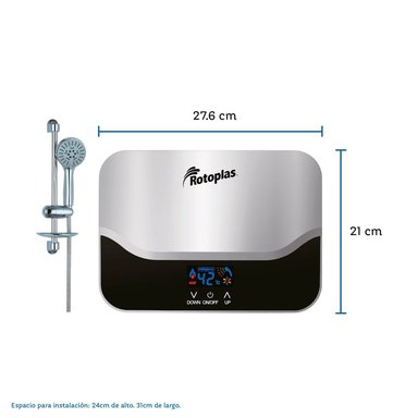 TERMA INSTANTÁNEA ROTOPLAS PRISMA CON SENSOR 2.6 PSI - 4