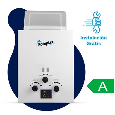 TERMAS ROTOPLAS A GAS FLAMING 5,5 L GN