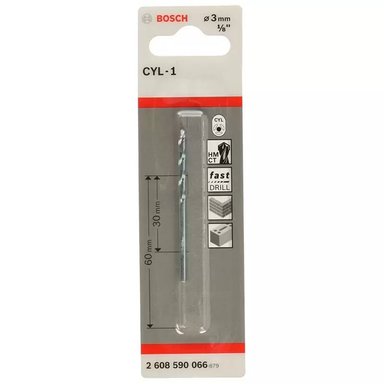 BOSCH BROCA MURO CONCRETO CYL-1 3.0 X 60 - 1