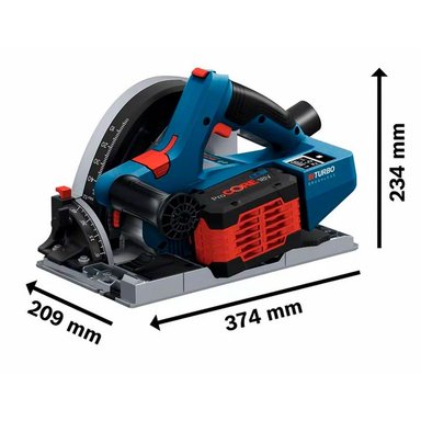 SIERRA CIRCULAR DE INMERSIÓN BOSCH GKT 18V-52 GC BARETOOL - 3
