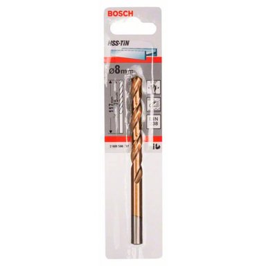 BROCA BOSCH HSS-TIN 8MM