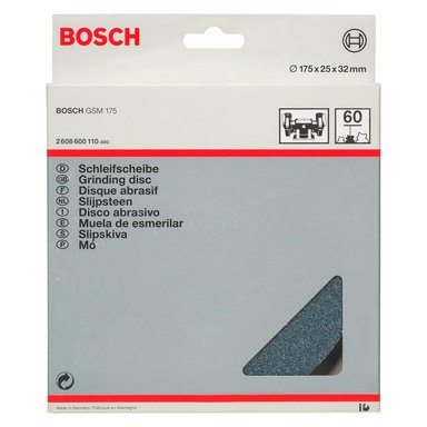 PIEDRA BOSCH GR.60 6' PARA ESMERIL DE BANCO - 1