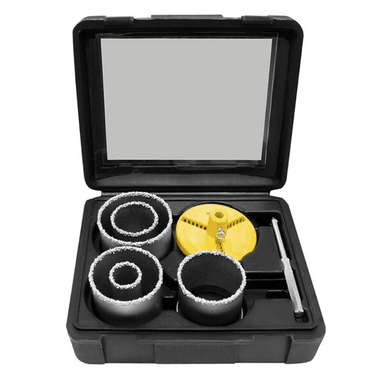 SET SIERRAS KAMASA COPAS PARA MAYÓLICAS 7 PZAS 33MM A 83MM