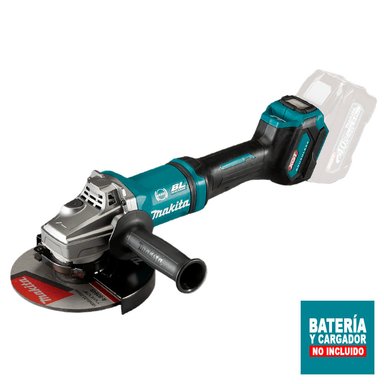 ESMERIL ANGULAR MAKITA 7' XGT 40V BL AWS AFT XPT SIN BATERÍA