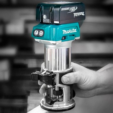 RUTEADORA MAKITA DRT50Z LXT 18V BL 1/4'-3/8' SIN BATERÍAS - 6