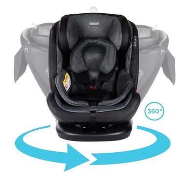 SILLA DE AUTO CONVERTIBLE INFANTI I-GIRO 360 DARK GREY - 4
