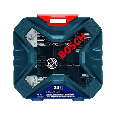 SET DE HERRAMIENTAS BOSCH TALADRO PERCUTOR GSB 183 18V 1/2' 1 BATERÍA + SET 34 - 4