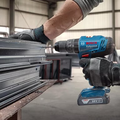 SET DE HERRAMIENTAS BOSCH TALADRO PERCUTOR GSB 183 18V 1/2' 1 BATERÍA + SET 34 - 5