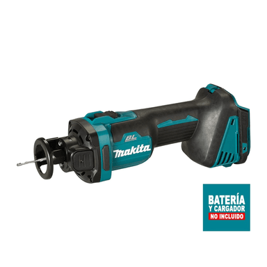 CORTADORA DRYWALL MAKITA 18V 1/4 1/8 BL AWS DCO181Z - 1