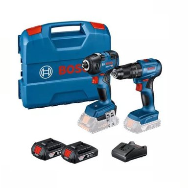 SET DE HERRAMIENTAS BOSCH TALADRO ATORNILLADOR GSB 185-LI + GDR 18V-200