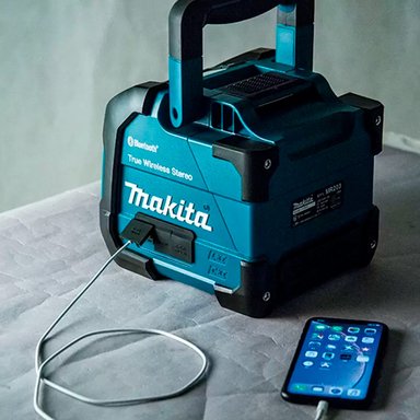 PARLANTE MAKITA BLUETOOTH DMR203 12V 18V WIRELESS STEREO - 5