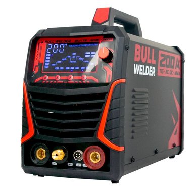 SOLDADORA INVERTER TIG AC/DC- TIG HF Y MMA 200A BULL WELDER