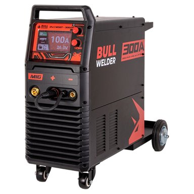 SOLDADORA INVERTER BULL WELDER MIG-MIG DP-MMA-SPOOL GUN 300A