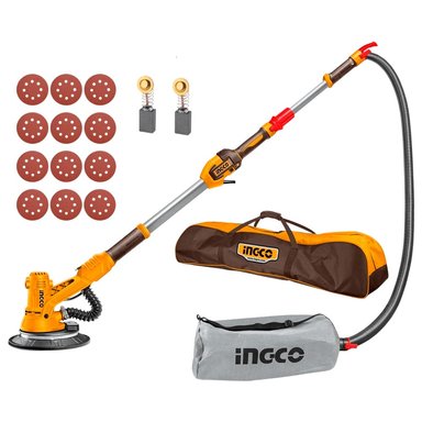 LIJADORA INGCO 1050W PARED DRYWALL DWS10501 + SET X 12 LIJAS