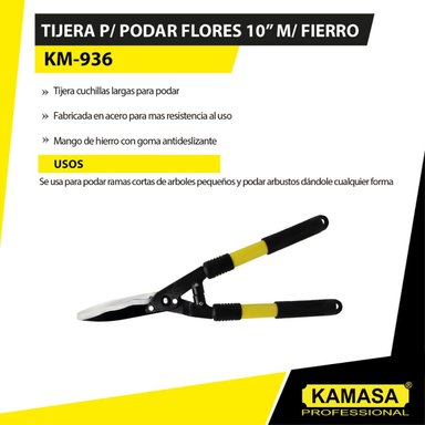 TIJERA PARA PODAR 10' PVC (2 MANOS) KAMASA - 2