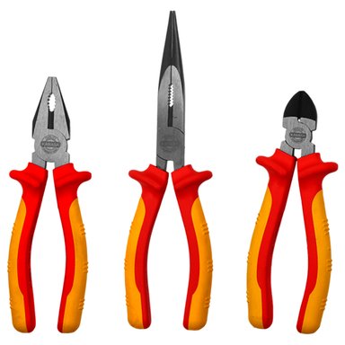 JUEGO DE ALICATES AISLANTE KAMASA CR-V 3 PZS KM2167