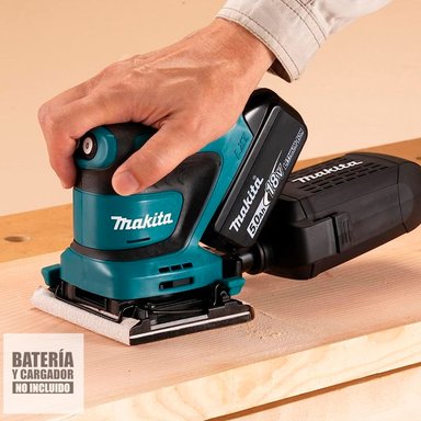LIJADORA ORBITAL MAKITA 18V 1/4 114X140MM DBO481Z (BARETOOL) - 4